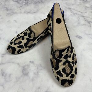Rothy’s Desert Cat Animal Print Loafers fits like 8.5